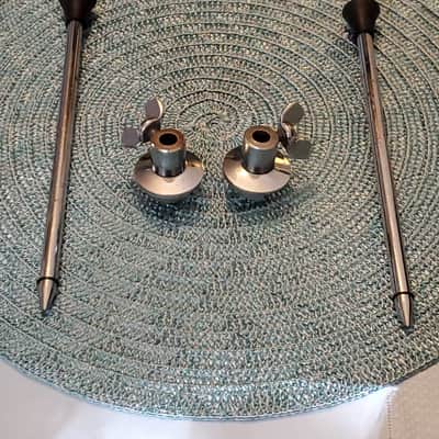 LUDWIG STANDARD model BASS DRUM LEGS & HOLDERS * DISAPPEARING TELESCOPING Type (Spurs & Mounts) image 1