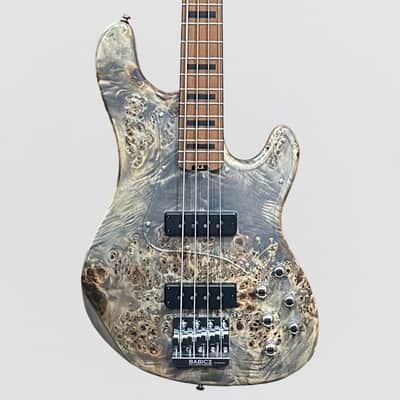 Cort GB-Modern 4 String Electric Bass Guitar - Open Pore Charcoal Gray image 1