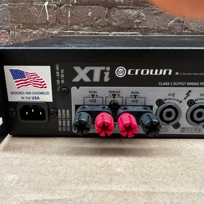 Crown XTi 1000 2-Channel Power Amplifier 2000s - Silver image 10