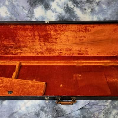 Vintage RARE Original 1966 Fender LOGO Jazz P Bass Hard Shell Case image 13