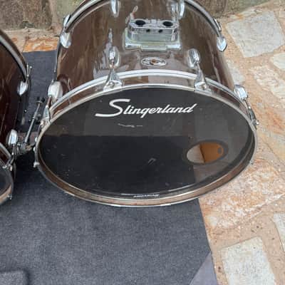 Slingerland 9pc Double Bass Drum Set Kit image 2