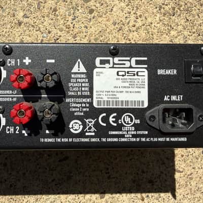 QSC GX5 2-Channel Power Amplifier imagen 5