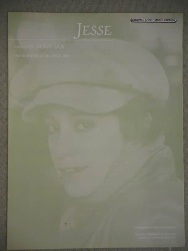 Janis Ian "Jesse" Sheet Music 2001 image 1