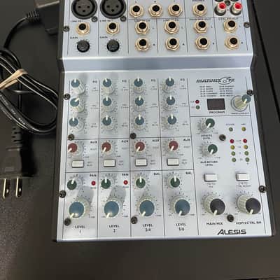 Alesis MultiMix 6 FX 6-Channel Mixer with Effects 2000s - White/Silver - Complete with Box and Inserts image 2