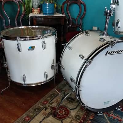 70s Ludwig Kit - 24/15/18 w/ Multiple Tom Mounts image 11