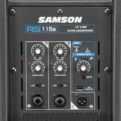 Samson RS115a 400 Watt 2-Way Active Powered Loudspeaker with 15" Woofer image 4
