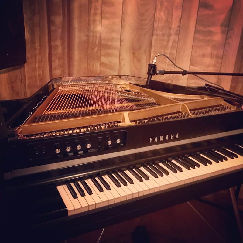 Yamaha Acoustic-Electric Baby Grand Piano | CP-70/CP-70B | 1976-1980 - Black image 1