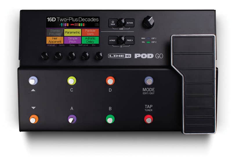 Line 6 POD GO Wireless Destination Tone Multi-Effect and Amp Modeler Black image 1