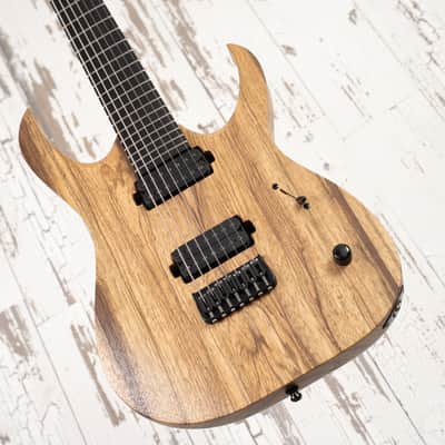 Mayones Duvell Elite BL 7 String - Black Limba image 13