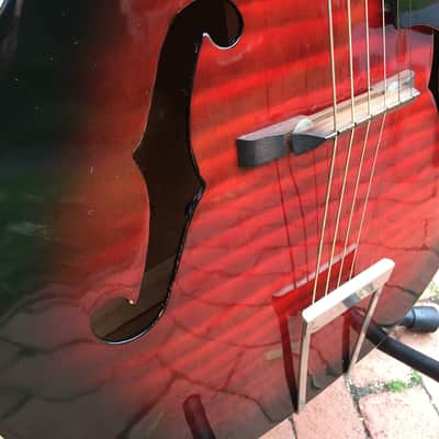 Excellent Harmony Model H950 Monterey Leader 1965 Red Burst image 4
