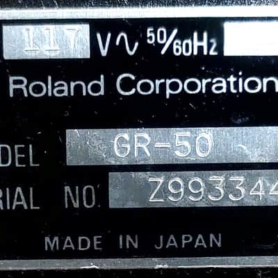 Roland GR-50 Guitar MIDI Controller/Synthesizer image 9