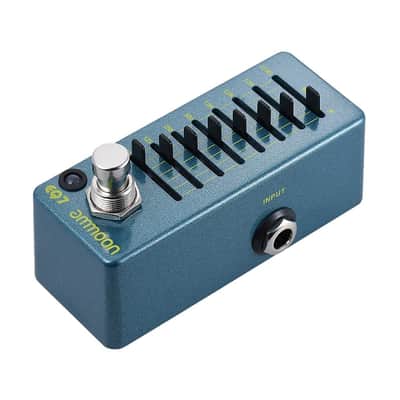 Mini Guitar Equalizer Effect Pedal 7-Band EQ Aluminum Alloy Body True Bypass EQ7 image 2