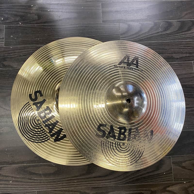 Sabian 14" AA Metal X Hi-Hat Cymbals (Pair) 2006 - 2010 image 1