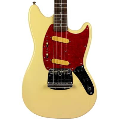 Fender Japan 69 Reissue Mustang 1995-1996 - Vintage White image 1