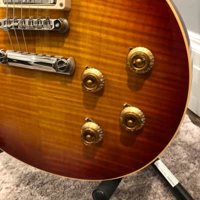 Gibson R9 Les Paul 2009  persimmon Burst ( 1 of 25 in this burst ) 50th anniversary  8.2 image 9