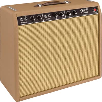 New 2026 Fender '62 Deluxe 1x12", 20-watt Combo Amplifier - Brown and Wheat with Cover and Footswitch image 3