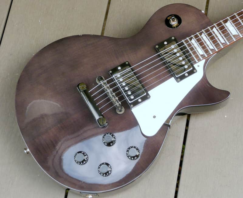 Burny LG-75JP Joe Perry model 1997 See Through Black image 1