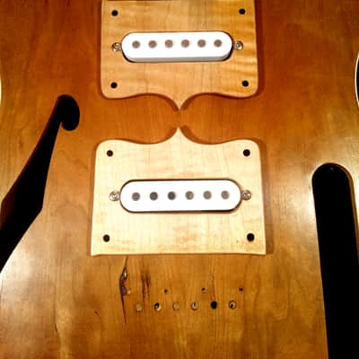 Weymann® NOS Solid Wood Pickup Ring Humbucker or Single image 4