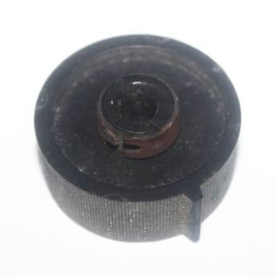 Vintage 1960's Black Radio Stereo Knob image 4