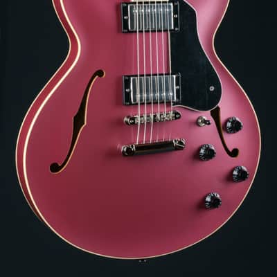 Collings I-35 LC Metallic Burgundy Mist Semi-Hollow Body Custom NEW - Metallic Burgundy Mist image 1