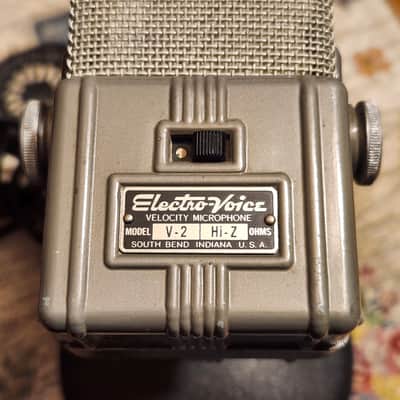Electro-Voice V-2 Ribbon Velocity Microphone 1950s Tested Working (Excellent Cosmetics) Detailed Pics image 9