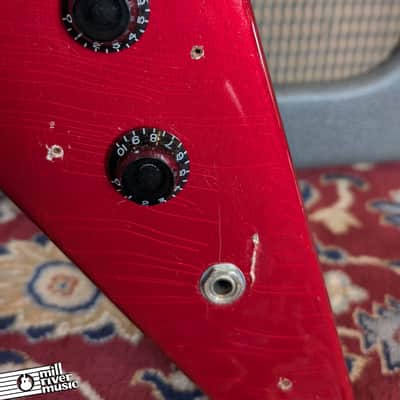 Gibson Flying V, Candy Apple Red, Kahler 1985 - Used image 12