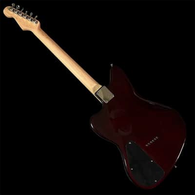 Tone Bakery Jazzbird M with Warmoth Neck and Custom Pickguard - Sunburst image 5