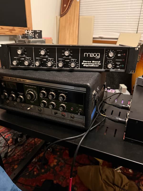 Moog MKPE Three Band Parametric Equalizer 1970s - Black image 1