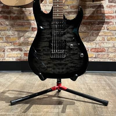 Ibanez GRX70QATKS - Transparent Black Sunburst image 4