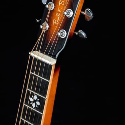 Gold Tone PBS-D Paul Beard Signature Square Neck Deluxe Resonator Two Tone Tobacco image 5