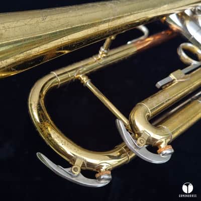1963 BIG BELL C.G. Conn 6B Victor coprion leadpipe trumpet case mouthpiece gamonbrass image 17