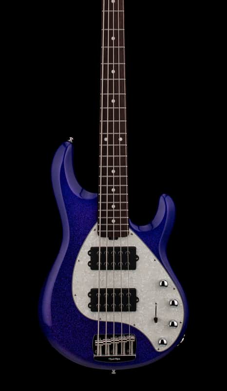 Ernie Ball Music Man StingRay Special 5 HH - Violet Sparkle Burst #10873 image 1