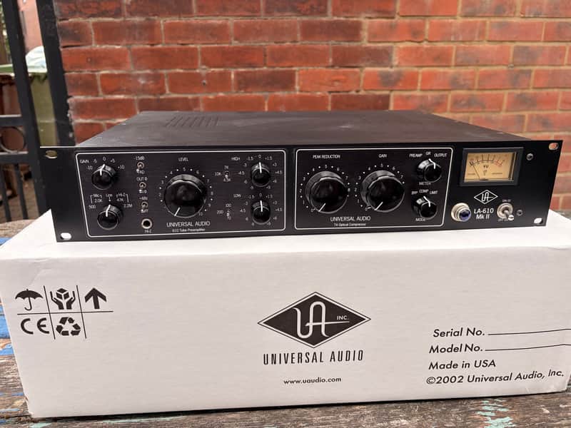 Universal Audio LA-610 MkII Tube Channel Strip