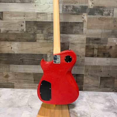 Cort Manson MBM-2 Matt Bellamy  Electric Guitar w/ Sustainiac - Red Sparkle image 4