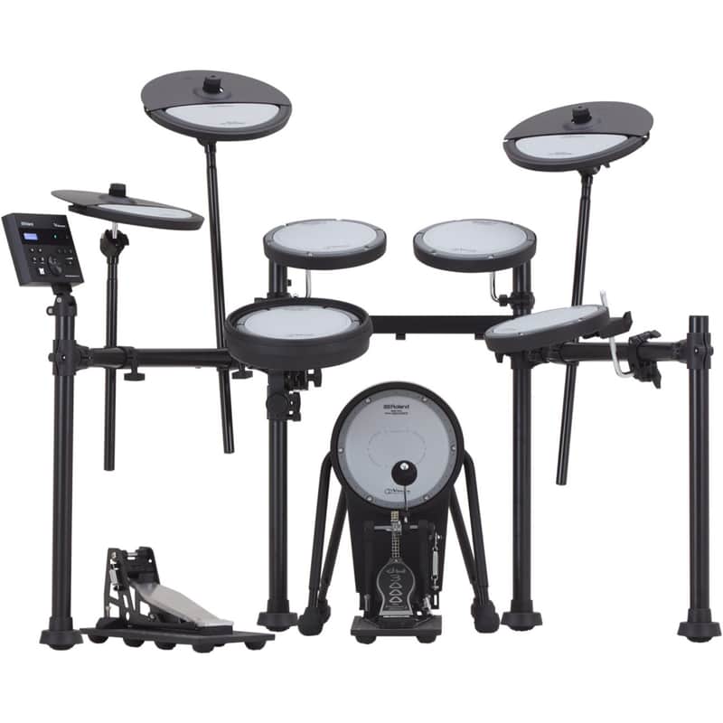 Roland VQD-106 V-Drum 5-Piece Silent Electronic Drum Kit - Black image 1