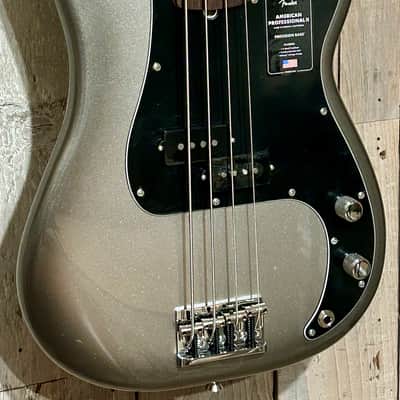 NEW Fender American Professional II Precision Bass - Mercury with Rosewood Fingerboard, Help Small Business & Buy It Here ! image 3