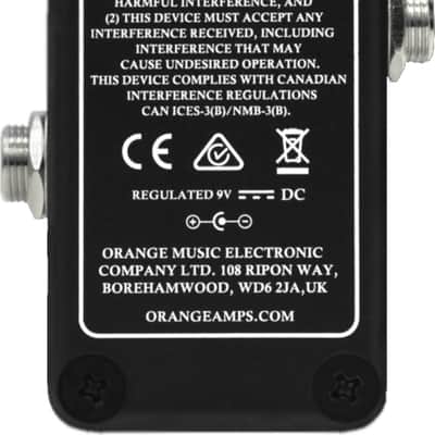 Orange Amps OMEC Teleport Audio Interface Pedal w/ Cables image 4