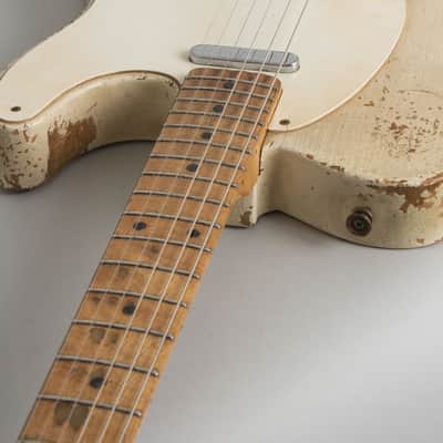 Fender Telecaster Solid Body Electric Guitar (1958), ser. #026990, black tolex hard shell case. image 24