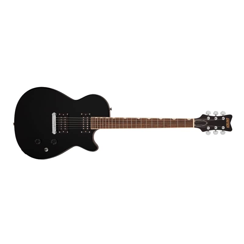 Gretsch Guitars Streamliner Jet Club with High-Output Ceramic Humbuckers and 12 Inch Fingerboard (Jet Black) image 1