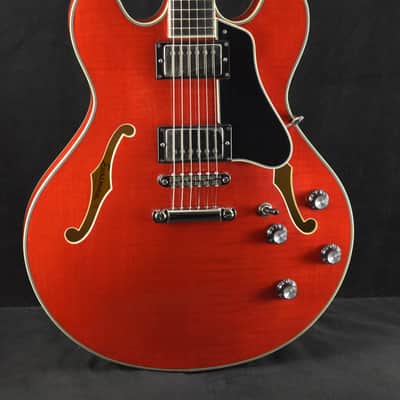 Eastman T486-RD 16" Thinline Seymour Duncan Red Truetone Gloss image 1