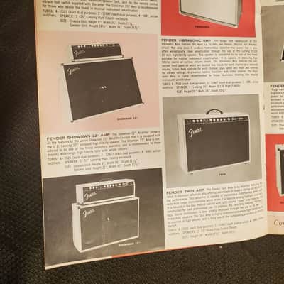 1962 Fender Musical Instruments Color Catalog/Brochure Original Stratocaster, Tele, P & Jazz Bass image 5