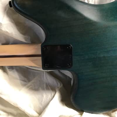 Warmoth Jazzmaster  Bass 4: BLUE Beauty image 11