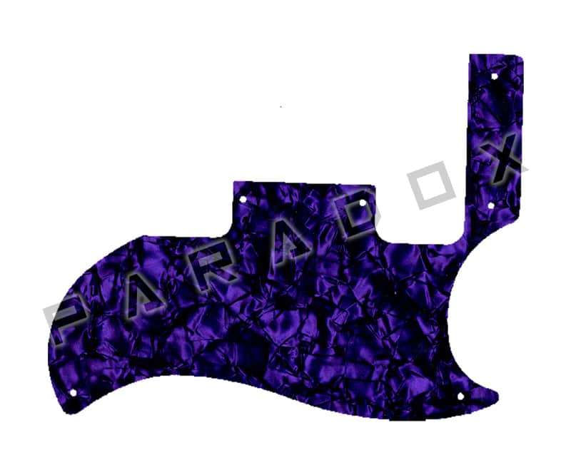 Custom Pickguard For 2019 - 2024 Made in America Gibson SG Special W/P90's - Purple Pearl/Black/White/Black .090" image 1