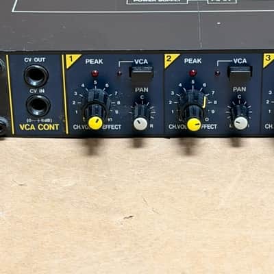 Vintage Korg KMX-62 6-Channel Keyboard Mixer - 1U Rackmount - Good Condition image 5
