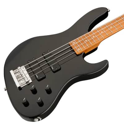 Sadowsky MetroExpress 24-Fret Modern Bass, Roasted Maple Fingerboard, 4-String - Solid Black High Polish image 1