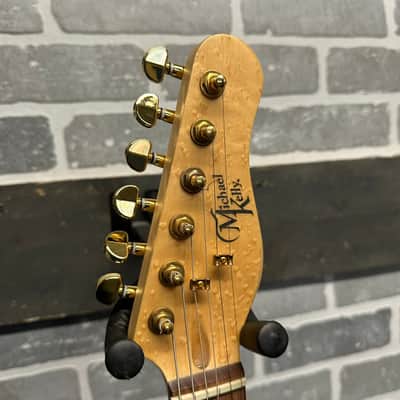 Michael Kelly Custom Collection 60 Burl Ultra Electric Guitar Blue Burl image 4