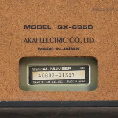 Akai GX-635D Reel-to-Reel Tape Deck - Custom Black - Professionally Restored - 1 Year Warranty image 18