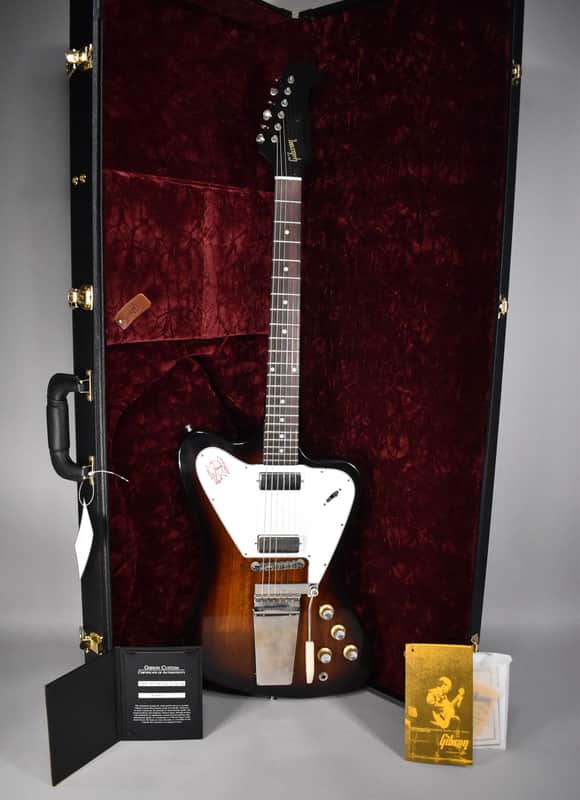 2024 Gibson Custom '65 Non-Reverse Firebird V | VOS Vintage Sunburst w/OHSC image 1