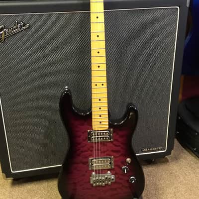 Warmoth Stratocaster HH Purple Burst image 7
