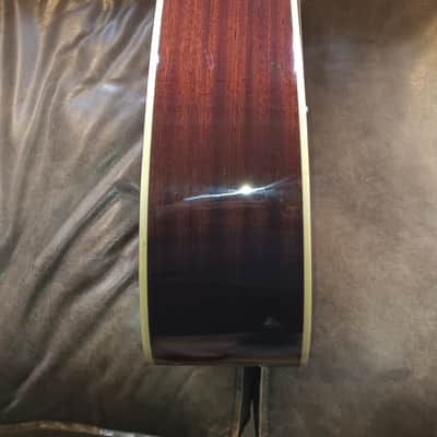 Epiphone AJ220SCE/VS 2012 - Gloss sunburst image 5